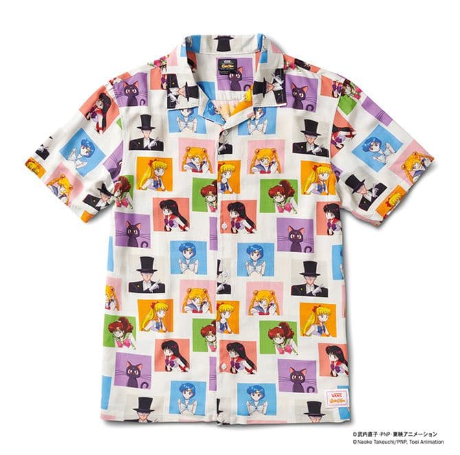 最終価格　セーラームーン　VANS 半袖シャツ Mサイズ
