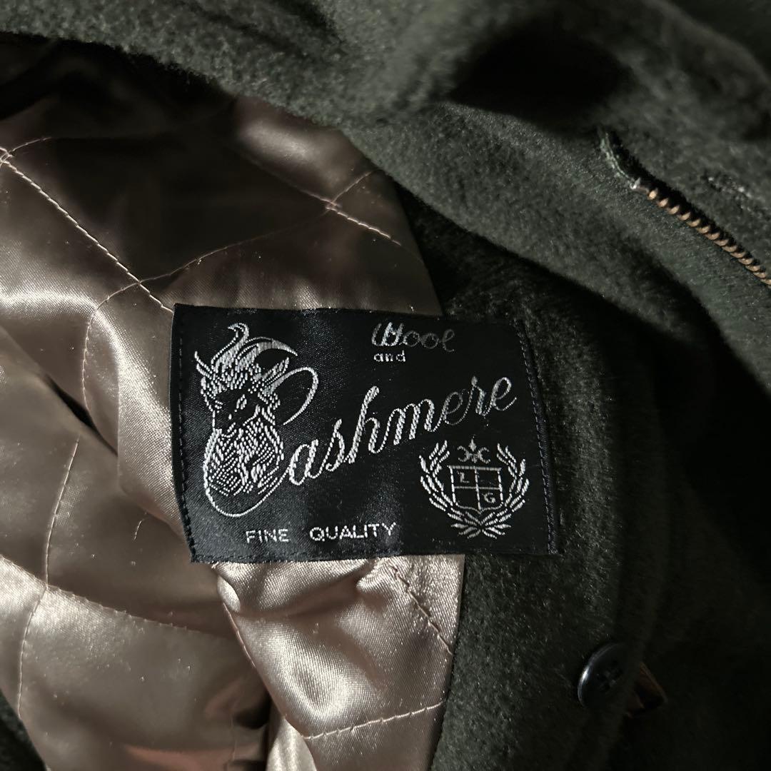 ダークグリーン ウール ジャケット 古着