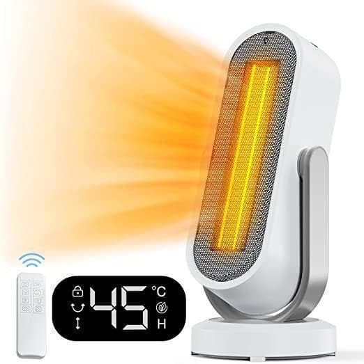 【最新商品】セラミックヒーター　電気ファンヒーター　電気ストーブ　暖房器具　白