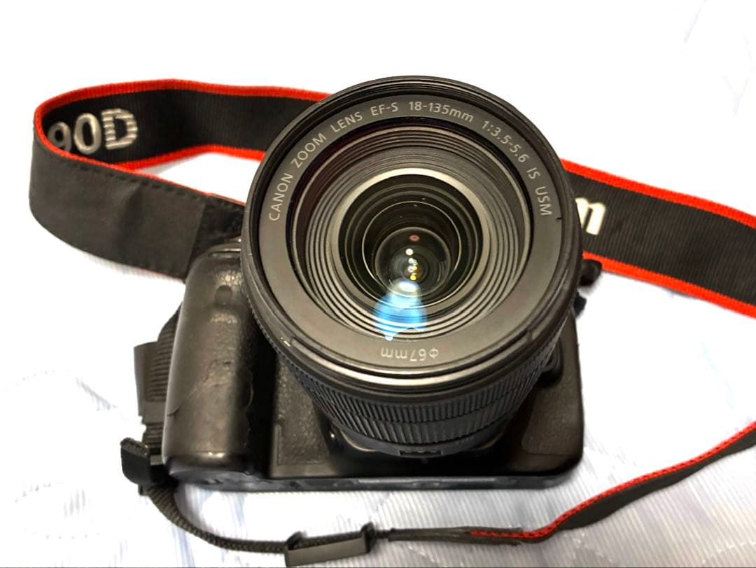 Canon EOS 90D本体 EF-S 18-135mmレンズ バッテリー2個