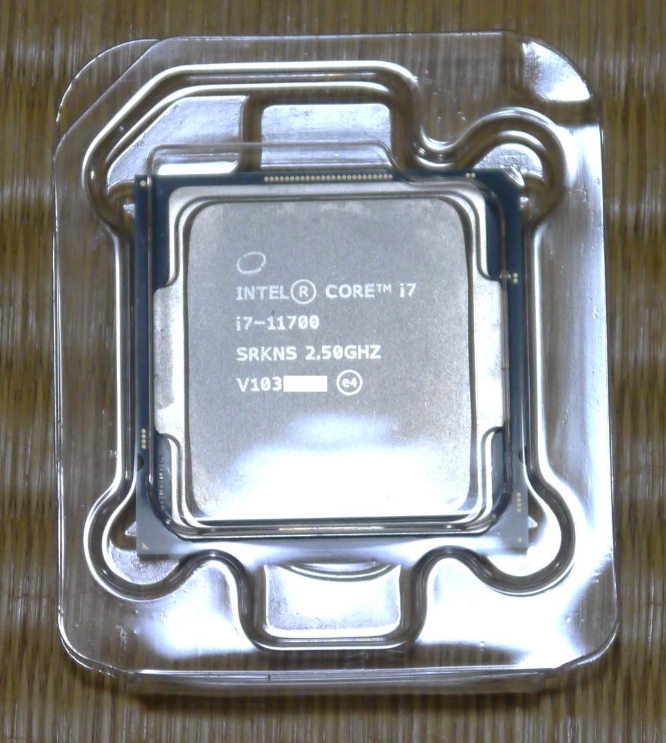 動作OK Intel CPU Core i7 11700 LGA1200