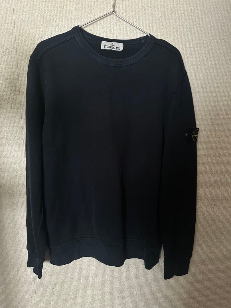 STONE  ネイビー 長袖トレーナー Mサイズ