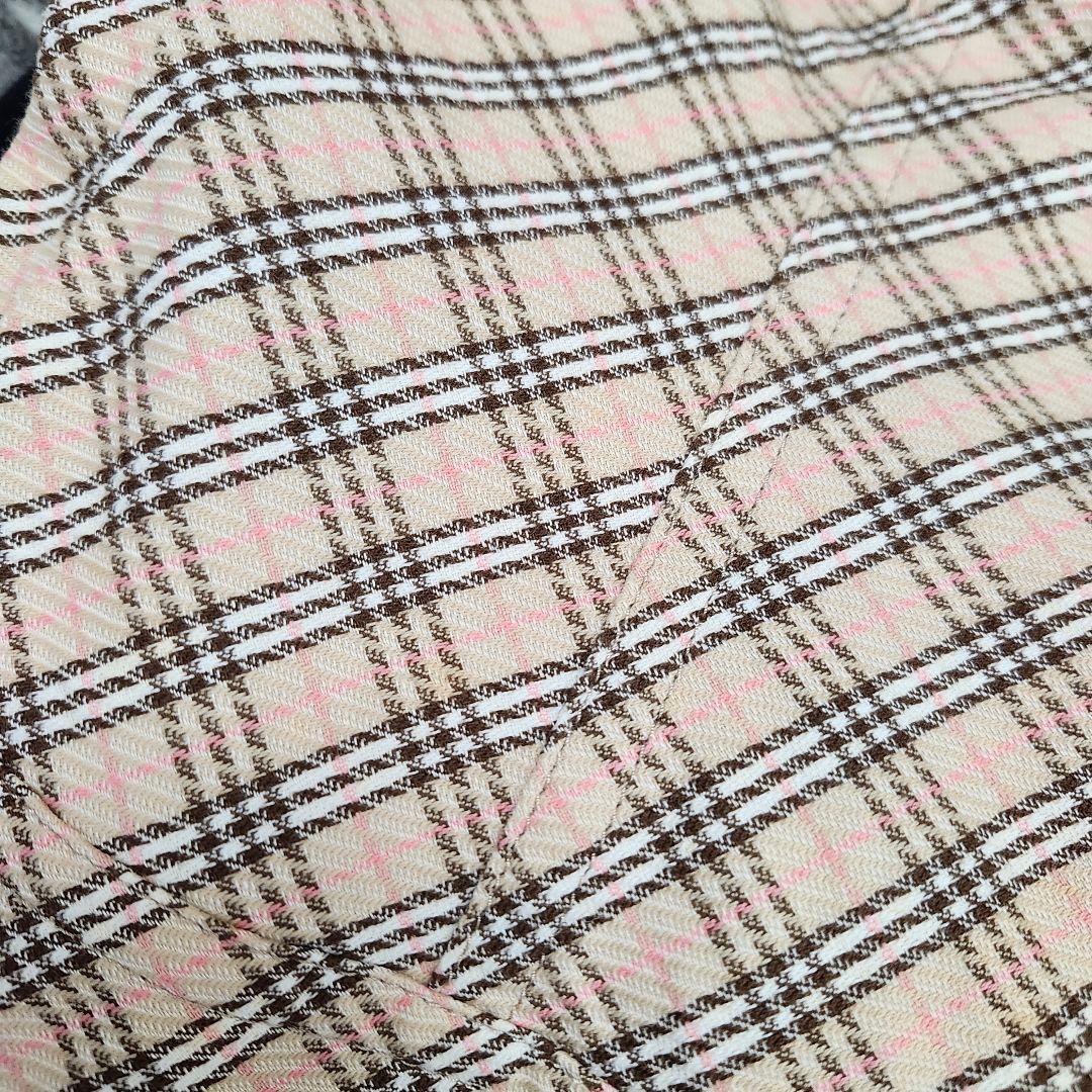 希少　美品　BURBERRY ノバチェック　ワンピース　牛革ベルト　y2k　S