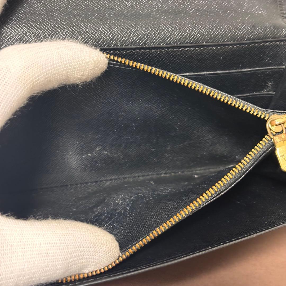 LOUIS VUITTON エピレザー 長財布 黒