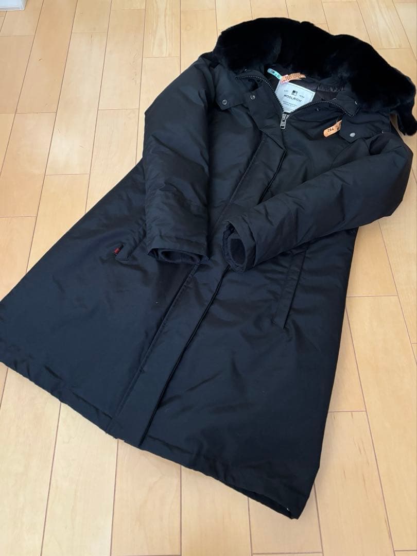 WOOLRICH ボウブリッジ　ファー付ダウンコート　クリーニング済　とても美品