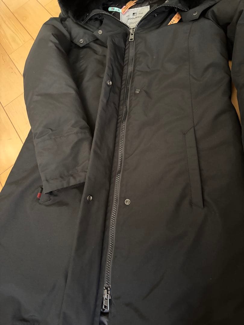 WOOLRICH ボウブリッジ　ファー付ダウンコート　クリーニング済　とても美品