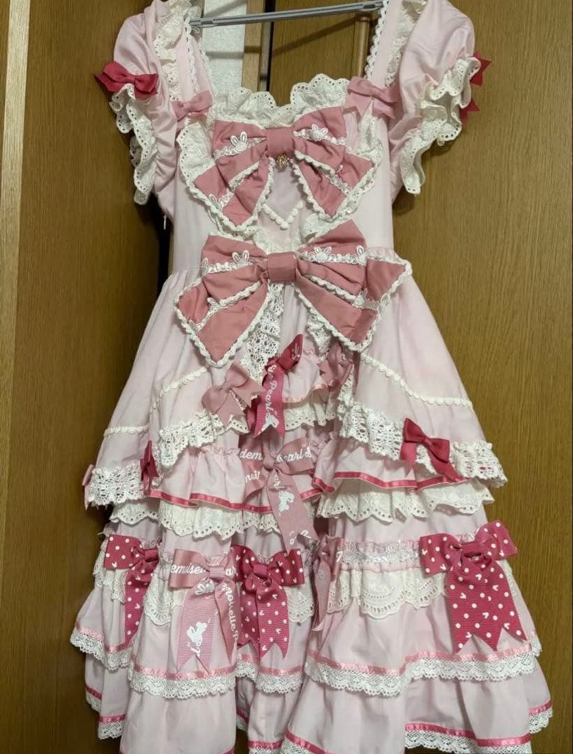 青木美沙子　花与珍珠匣コラボワンピース Lサイズ