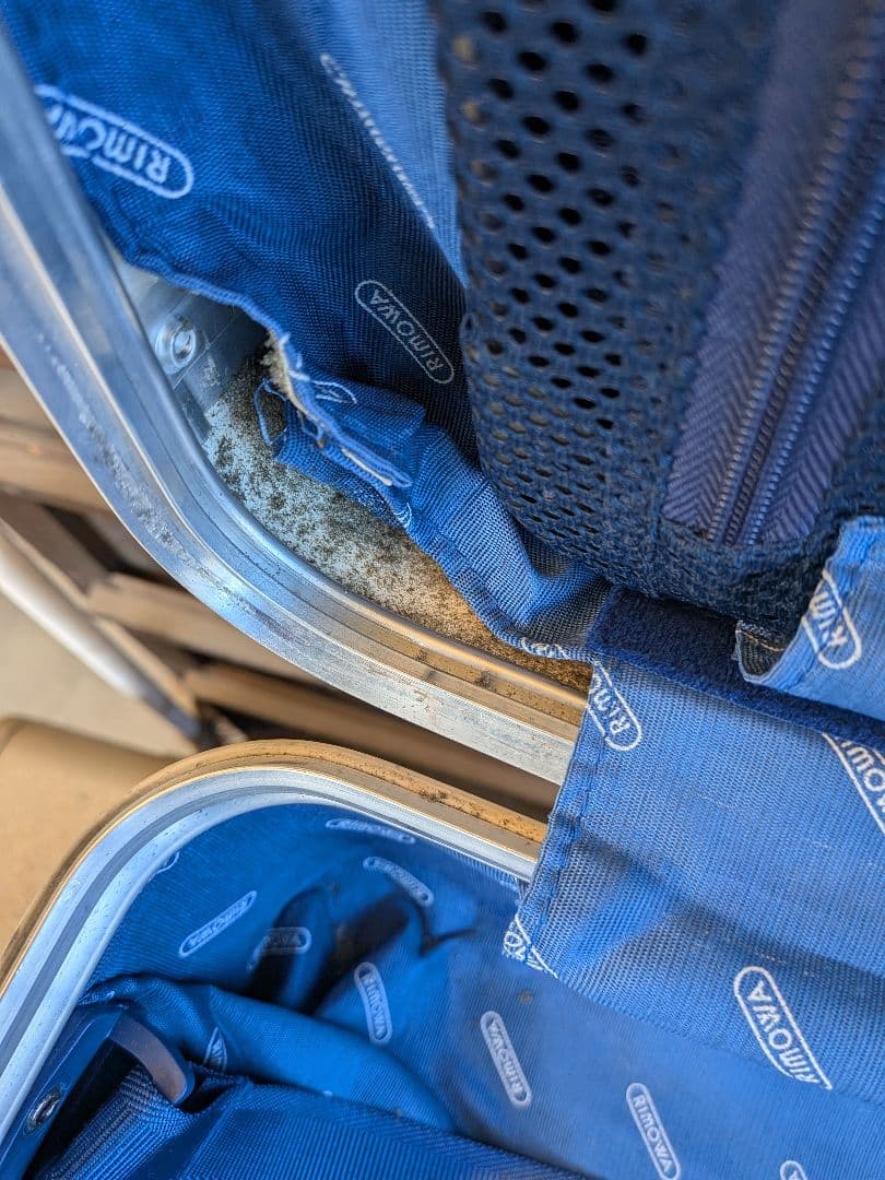 RIMOWA TOPAS スーツケース 廃盤 2輪　青ロゴ　リモワ