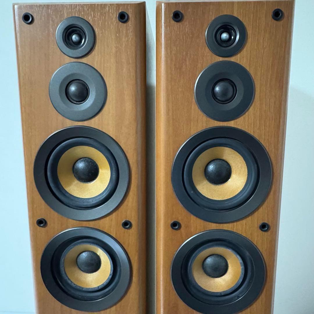 DENONトールボーイスピーカーSC-T33 ペア 木目調