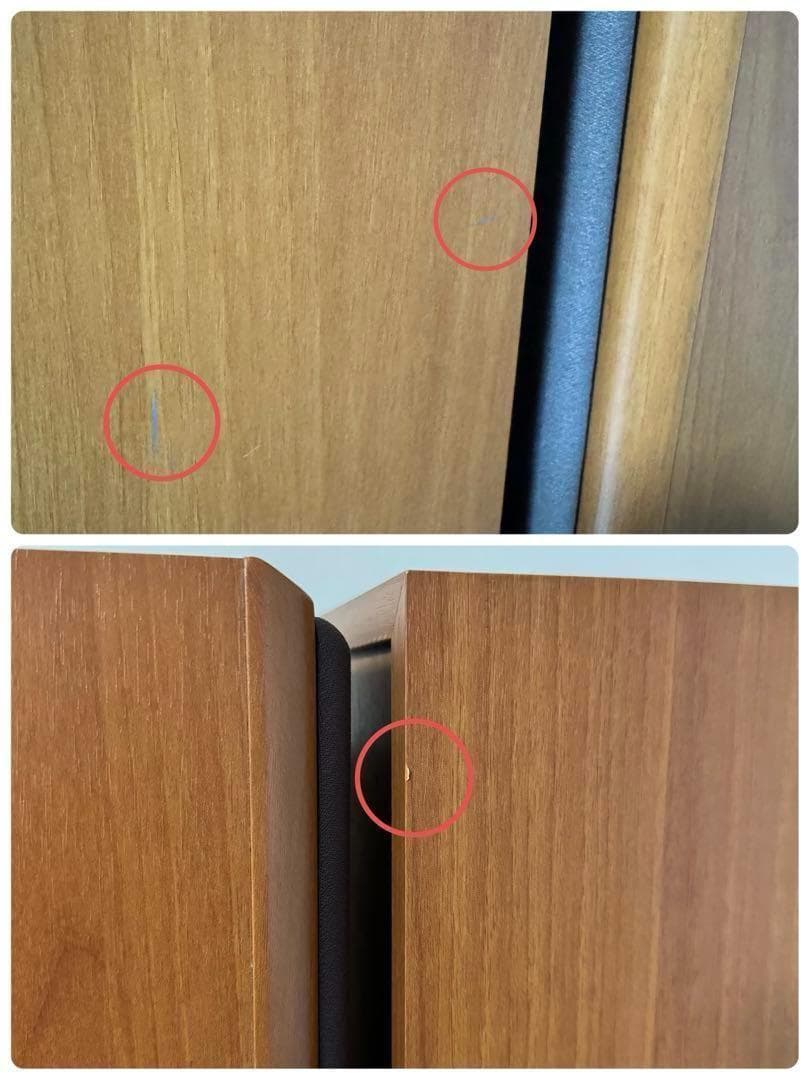 DENONトールボーイスピーカーSC-T33 ペア 木目調