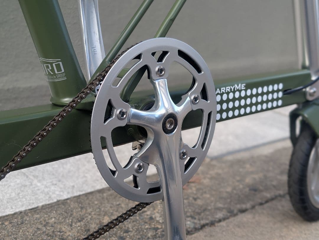 Carry Me(キャリーミー)／フォールディングバイク／マッドオリーブグリーン