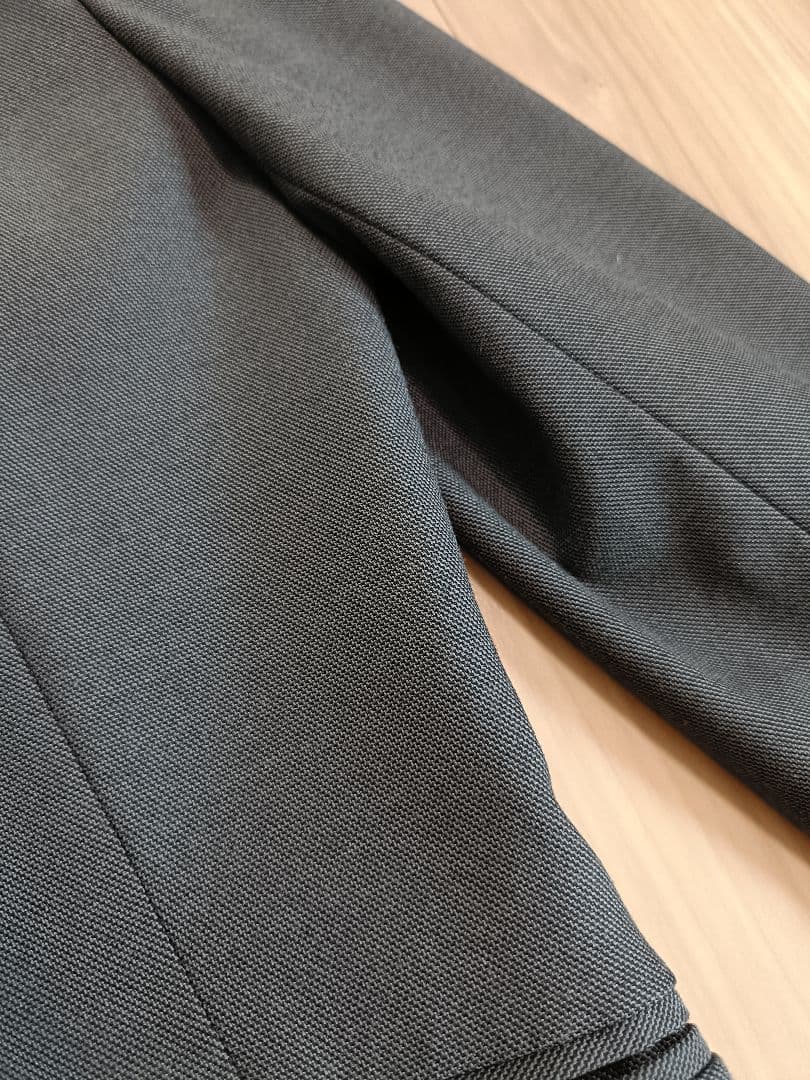 ノーカラージャケット テーパードパンツ　グレー 38