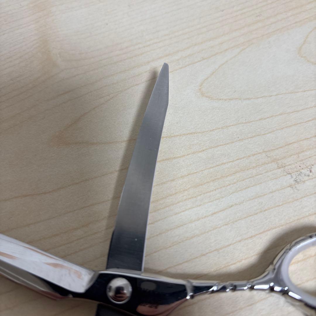 雅ステンレス カーブ刃シザー 約6インチ