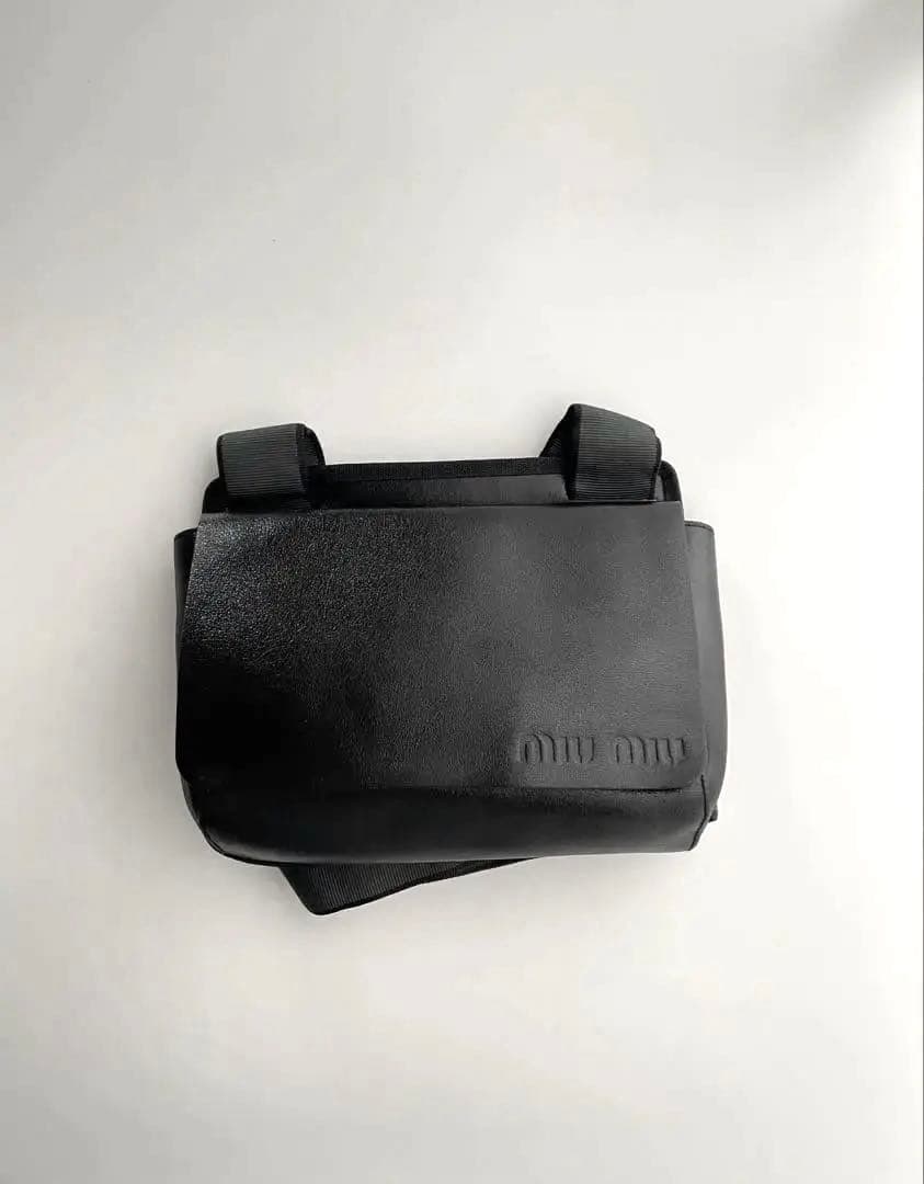 バッグ MIU MIU 90s Leather Shoulder Bag