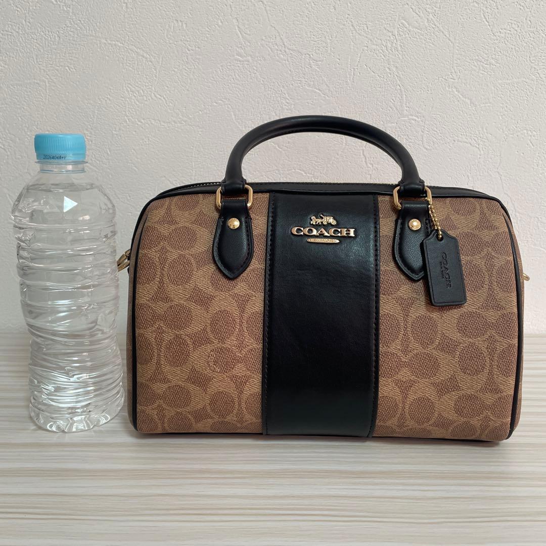 早い者勝ち！訳あり新品 COACH ハンドバッグ シグネチャー柄 2way