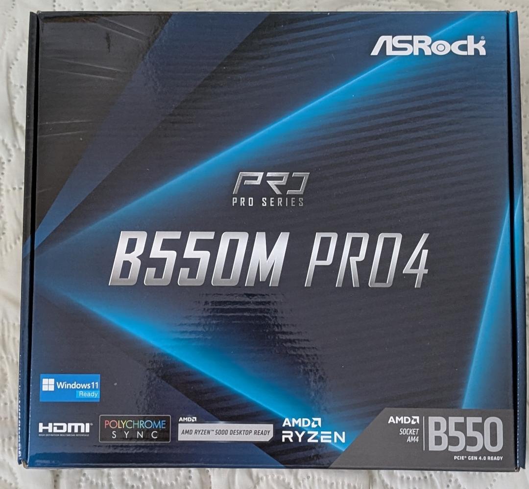 ASRock B550M PRO4 マザーボード メモリー16GB付