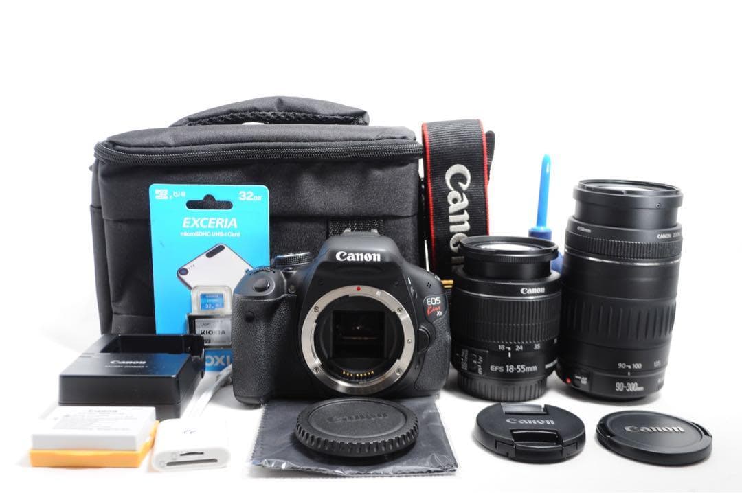 ダブルレンズ❤️Canon kiss X5❤️初心者おすすめ❤️一眼レフカメラ