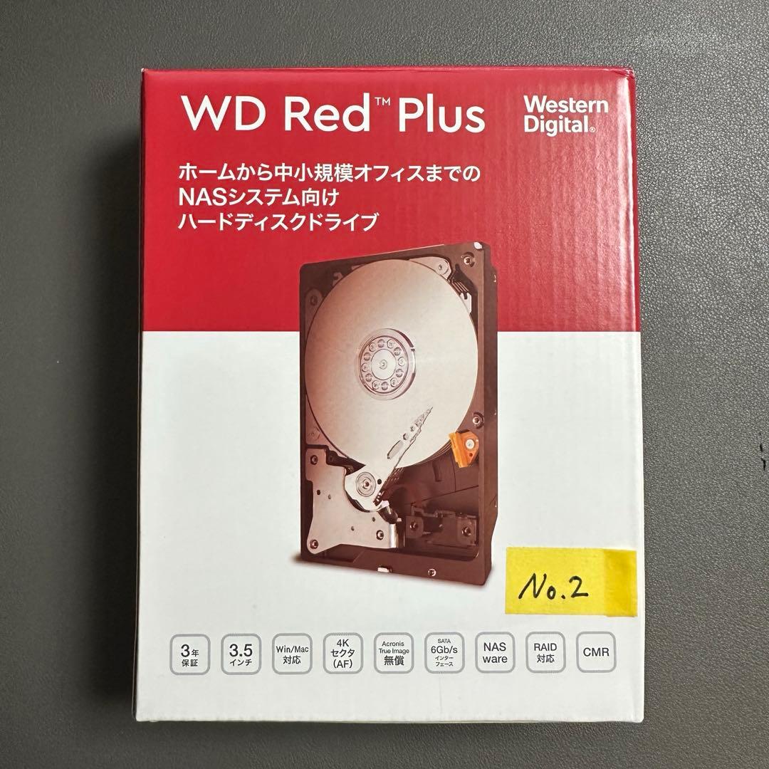 << まとめ買いOK >>　WD Red Plus 4TB NAS HDD　②