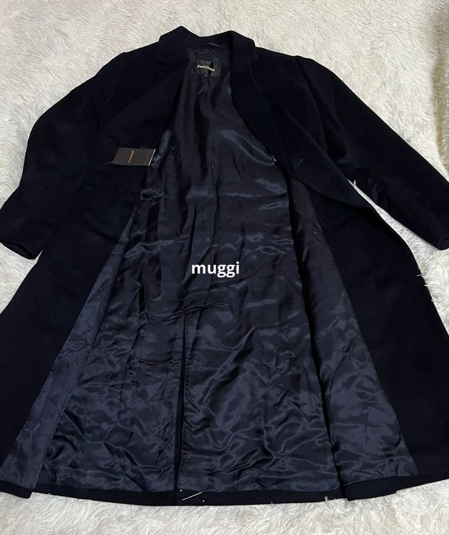 ポールスチュアート チェスターコート ダブルブレスト カシミヤ ウールコート 6