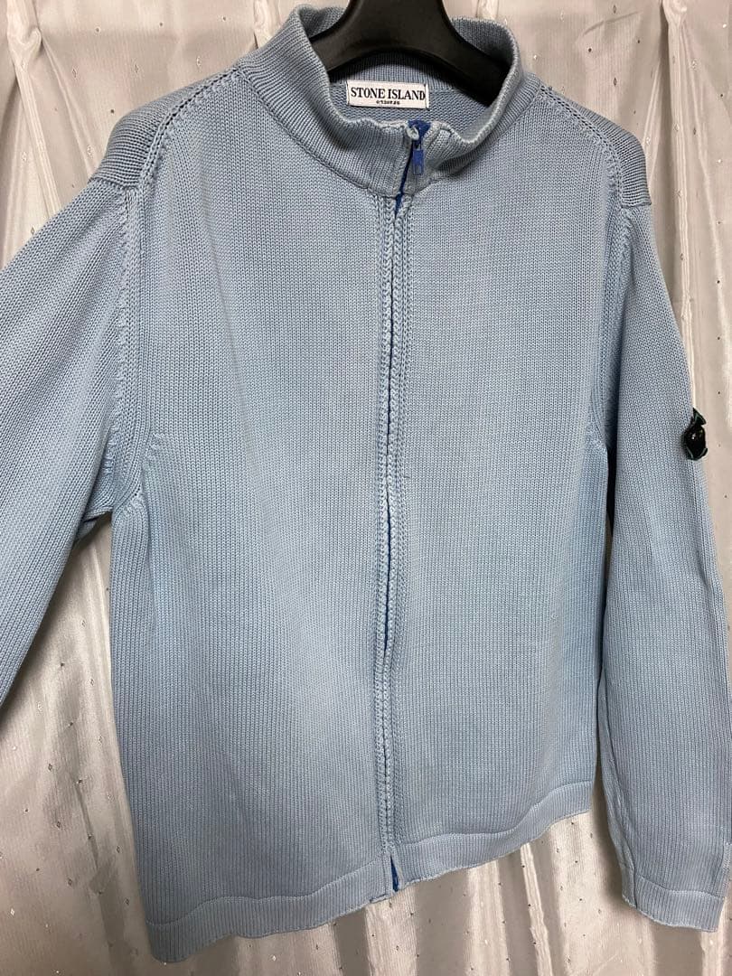 トップス STONE  90s DS KNIT BLUE