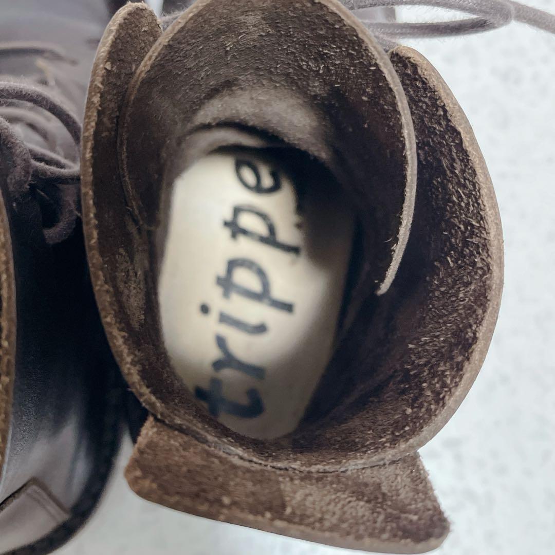 美品◆Trippen NOMAD カウレザー　レースアップ　ショートブーツ　38