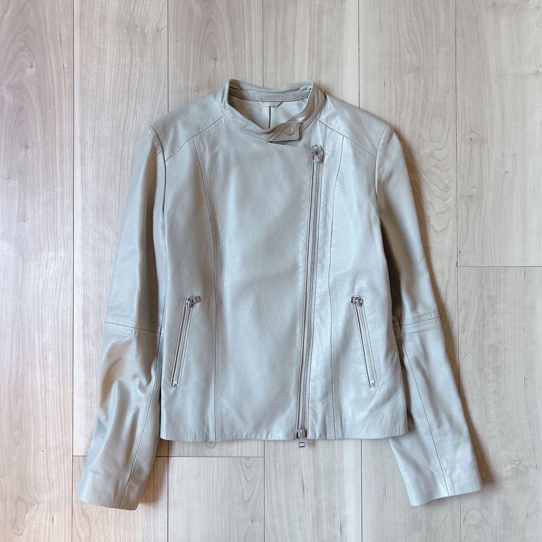 アナイ ANAYI シープレザー 羊革 ライダースジャケット 38