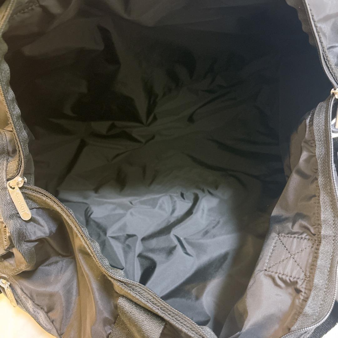 【未使用級✨】レスポートサック　ボストンバッグ　ブラック　大容量　旅行用