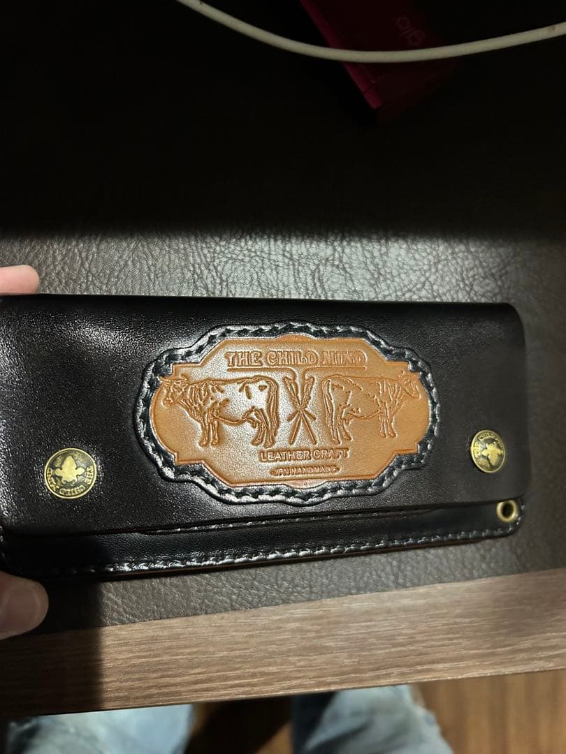 チャイルドマインドレザー　トラッカーウォレット　栃木レザー