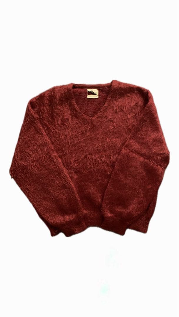 トップス 60s sears mohair vneck knit