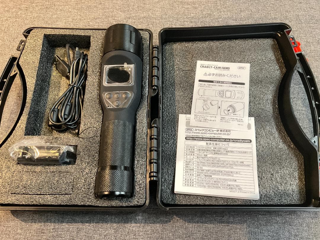 警務用ライト型HDビデオカメラ　クラドリ・カム　CC-01EX