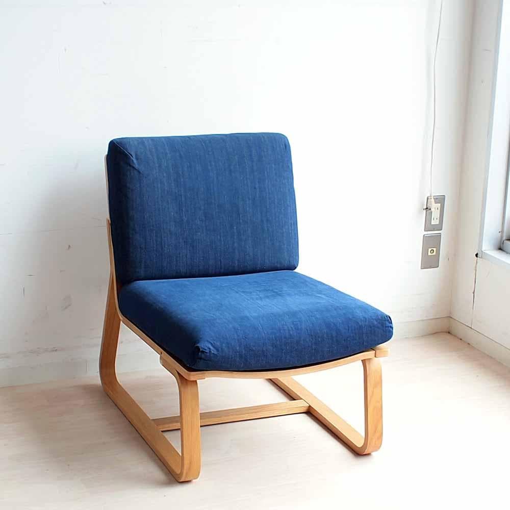 無印良品/MUJI ソファチェア デニム B ZR24191