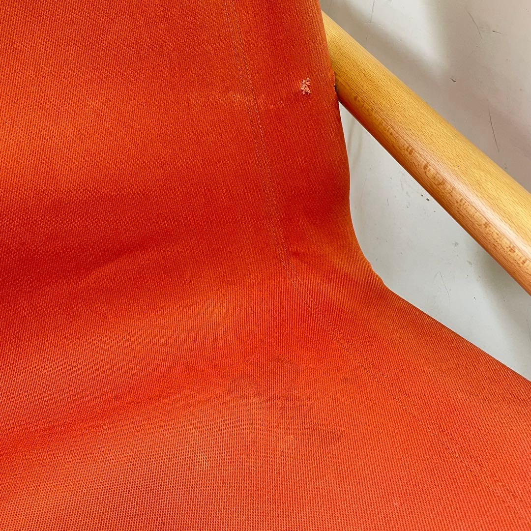 ニーチェアF ロッキング オレンジ 藤栄 Nychair 折りたたみ椅子 イス