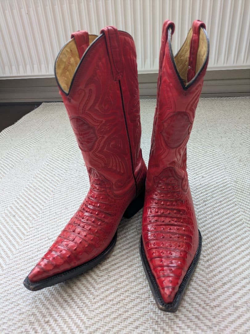 希少 HACIENDA ウエスタンブーツ 6EE 送料無料