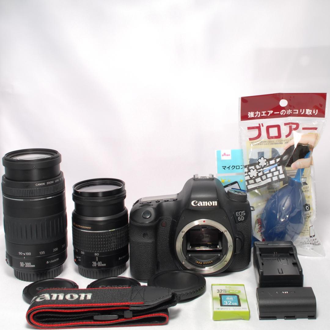 ✨大人気フルサイズモデル✨Wi-Fi搭載✨Canon EOS 6D Wレンズ