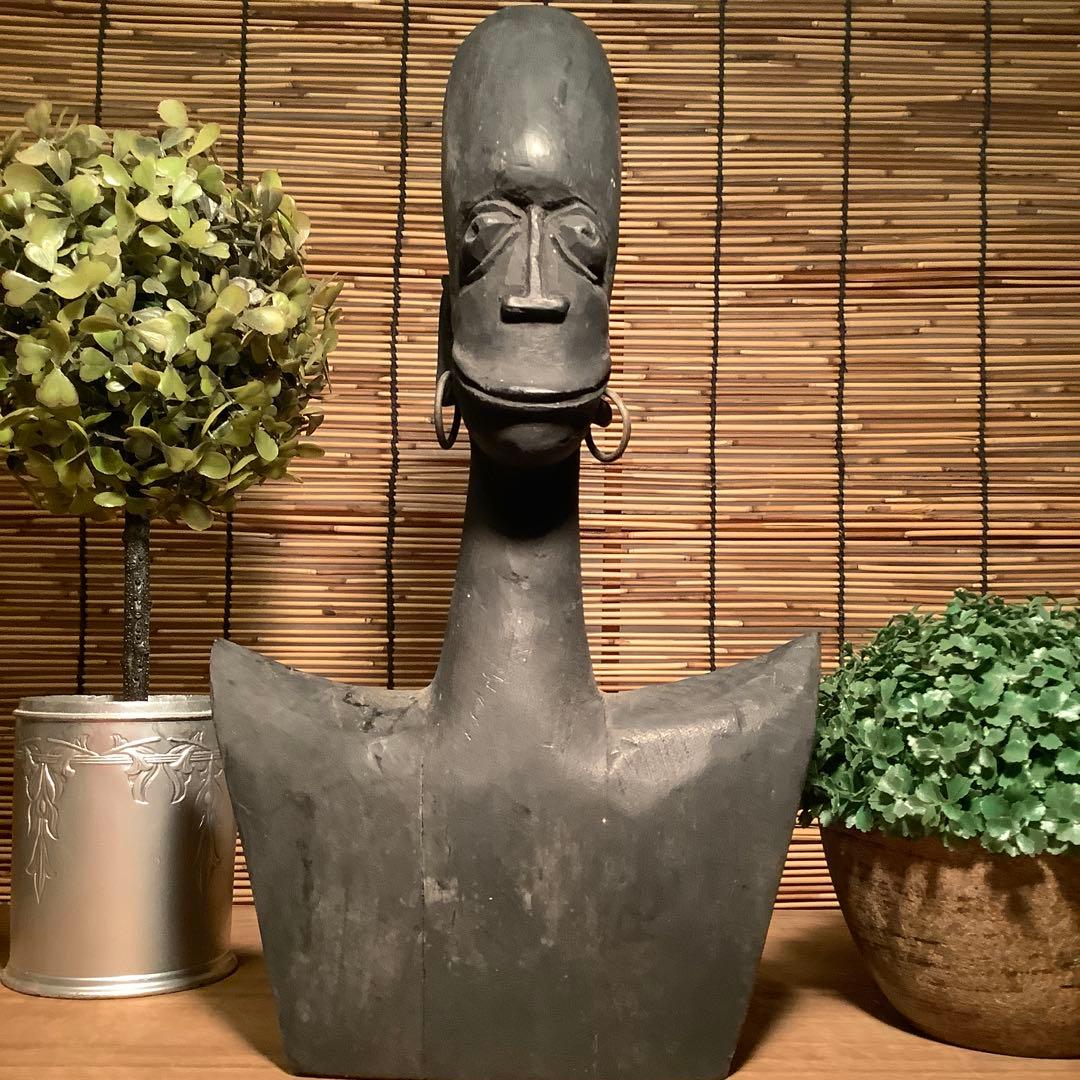 16世紀・エチオピア少数民族「魔除礼拝木彫像」除霊・精霊・生霊・アミニズム・木彫