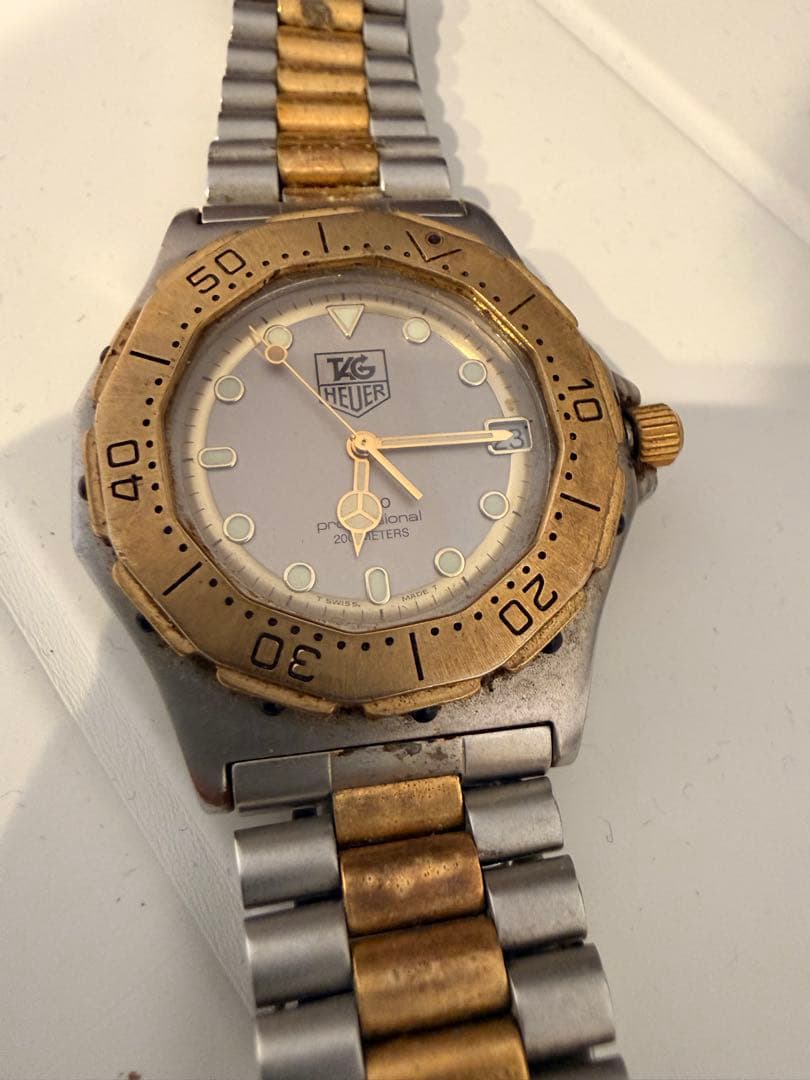 TAG Heuer Professional 時計 300m防水　動作未確認