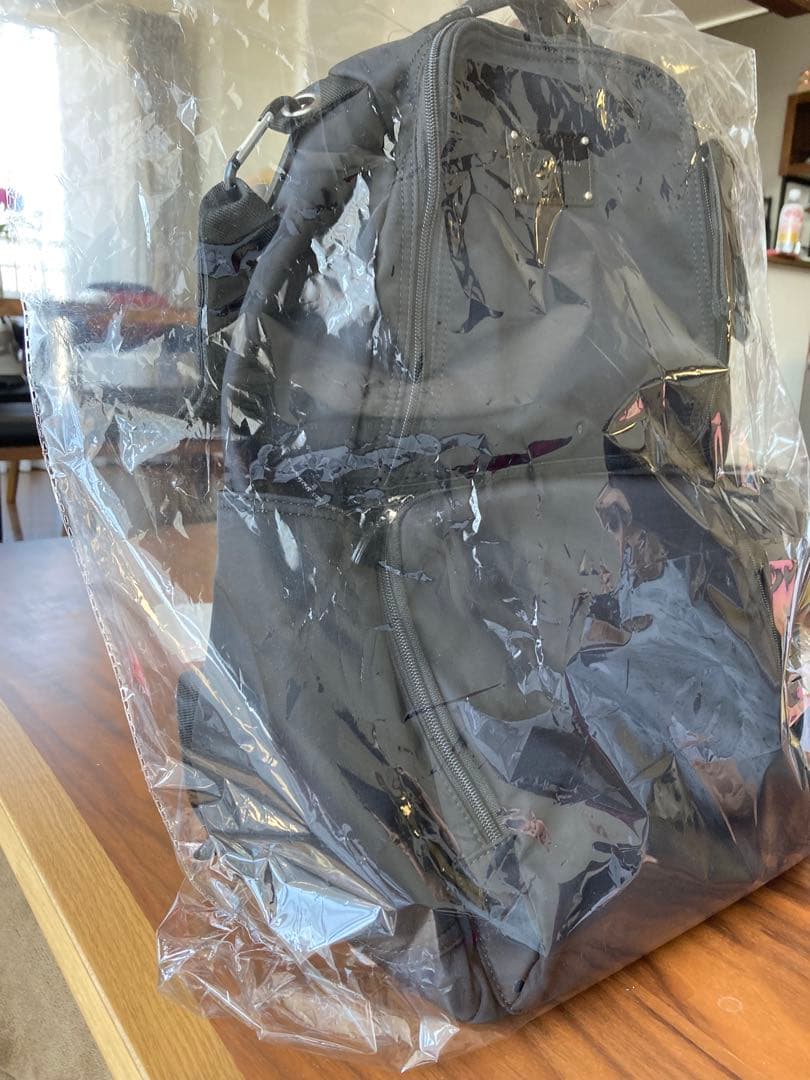 【ブラック】23L マザーズリュック　スウィートマミー　おむつ替えシートつき