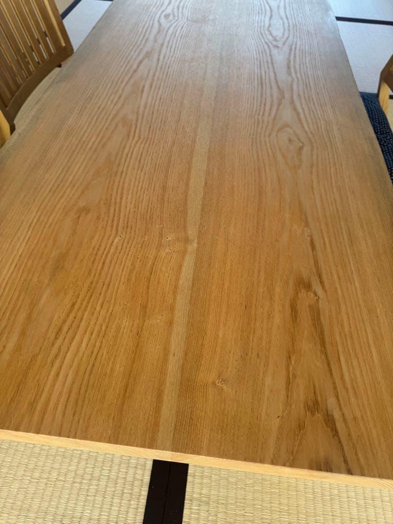 20万無垢材 モダン和室タモ材　フルオーダー　座卓※2月末奈良引き取り希望