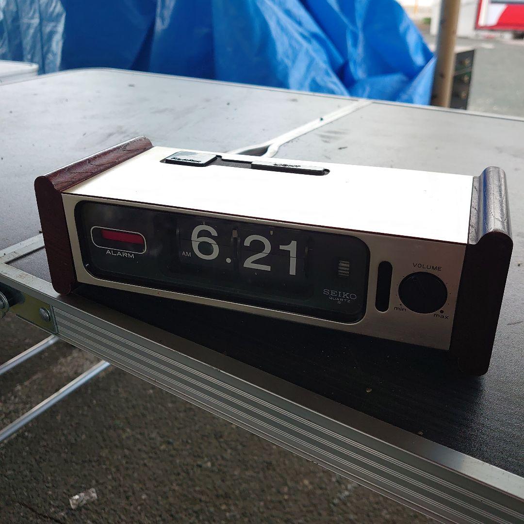 SEIKO アラーム付パタパタ時計 QN 415G