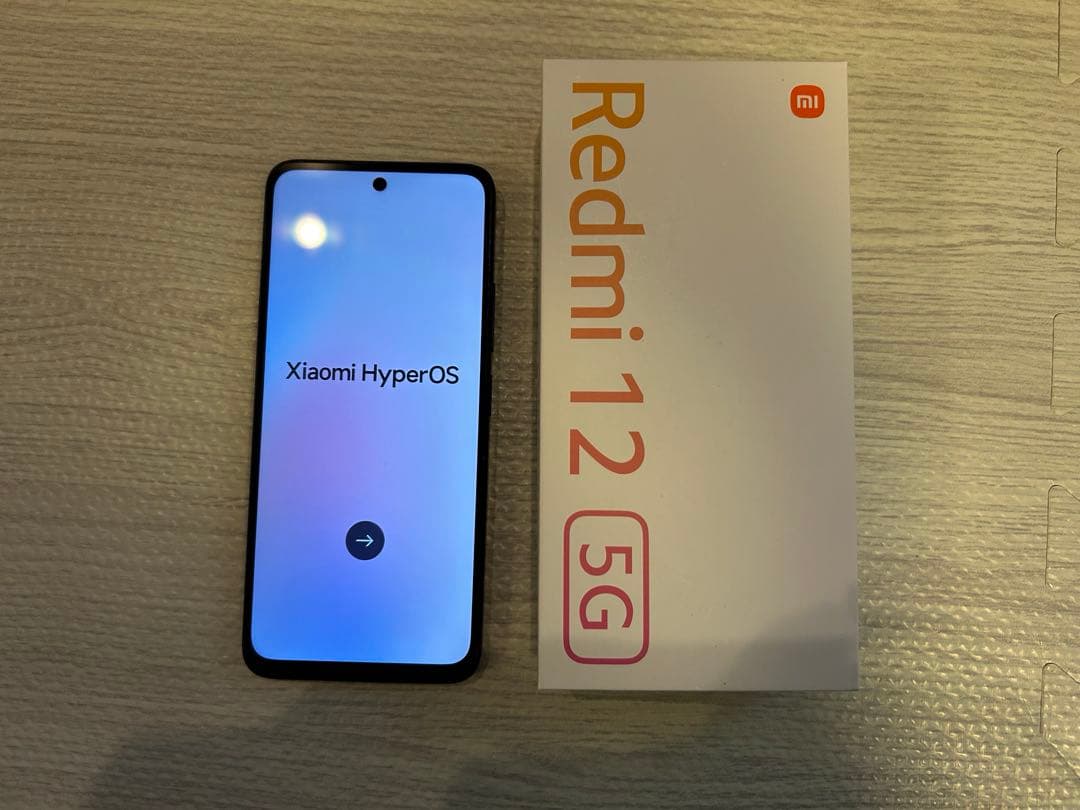 Xiaomi Redmi 12 5G 本体 ブラック