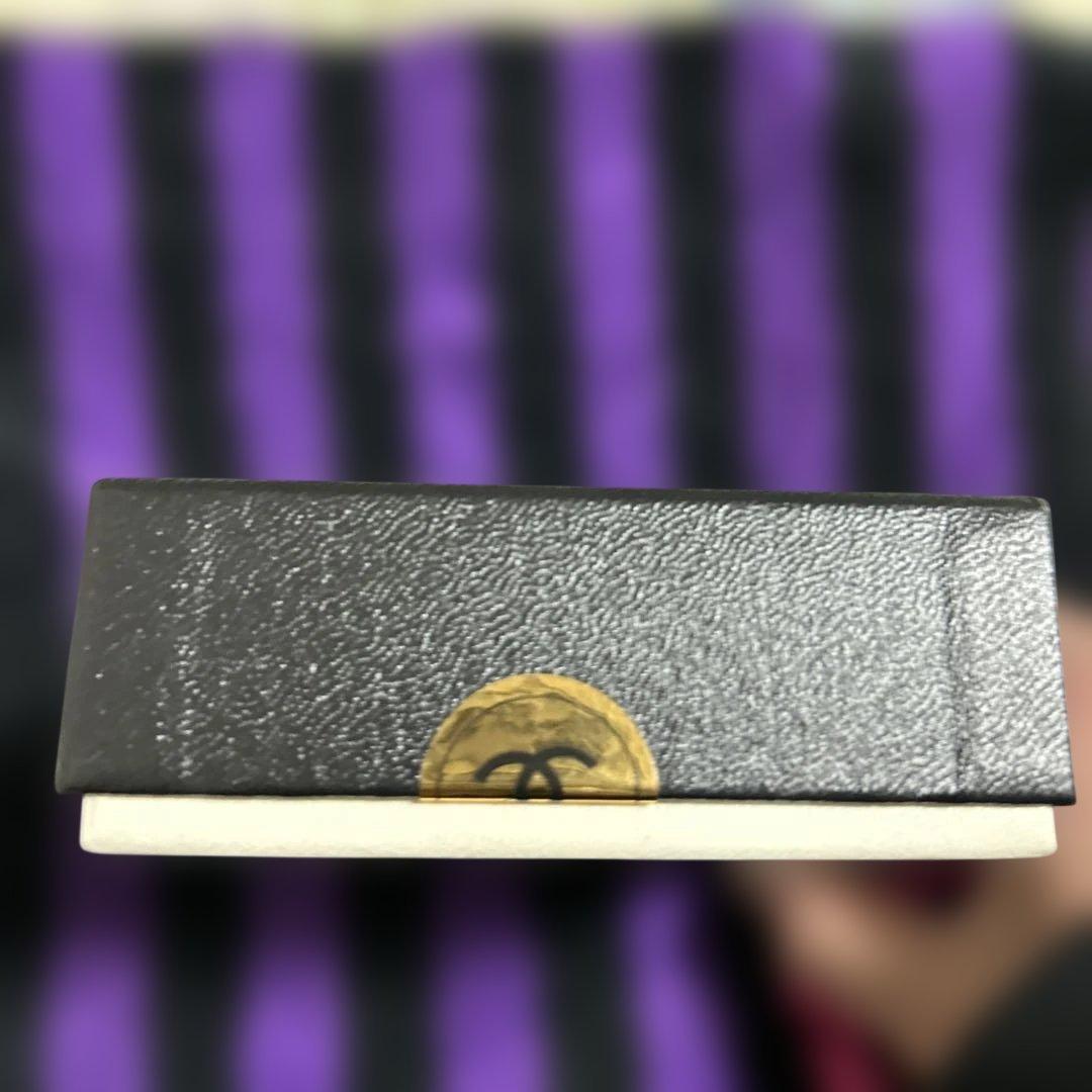 シャネル ロゴ バレッタ 髪留め ヘアアクセ 99P A12072 白黒