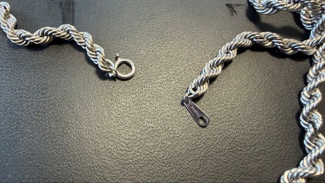 jewelryWin パイプロープ プラチナネックレス 最終値下げ