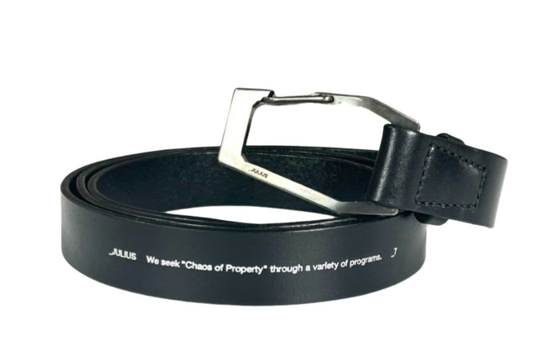【美品】JULIUS HOOK BELT カラビナ ベルト 617ACU2