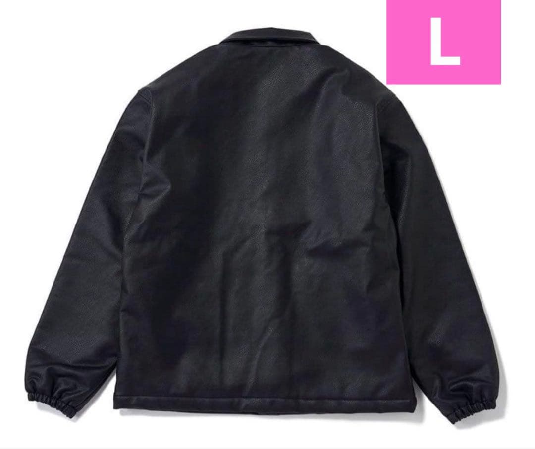 即完ROLLER FAKE LEATHER COACH JACKET