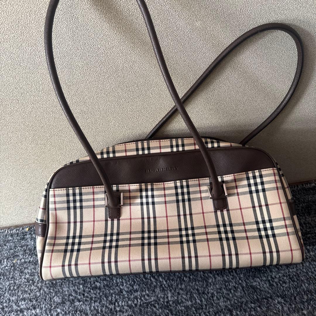 BURBERRYミニボストンバッグ