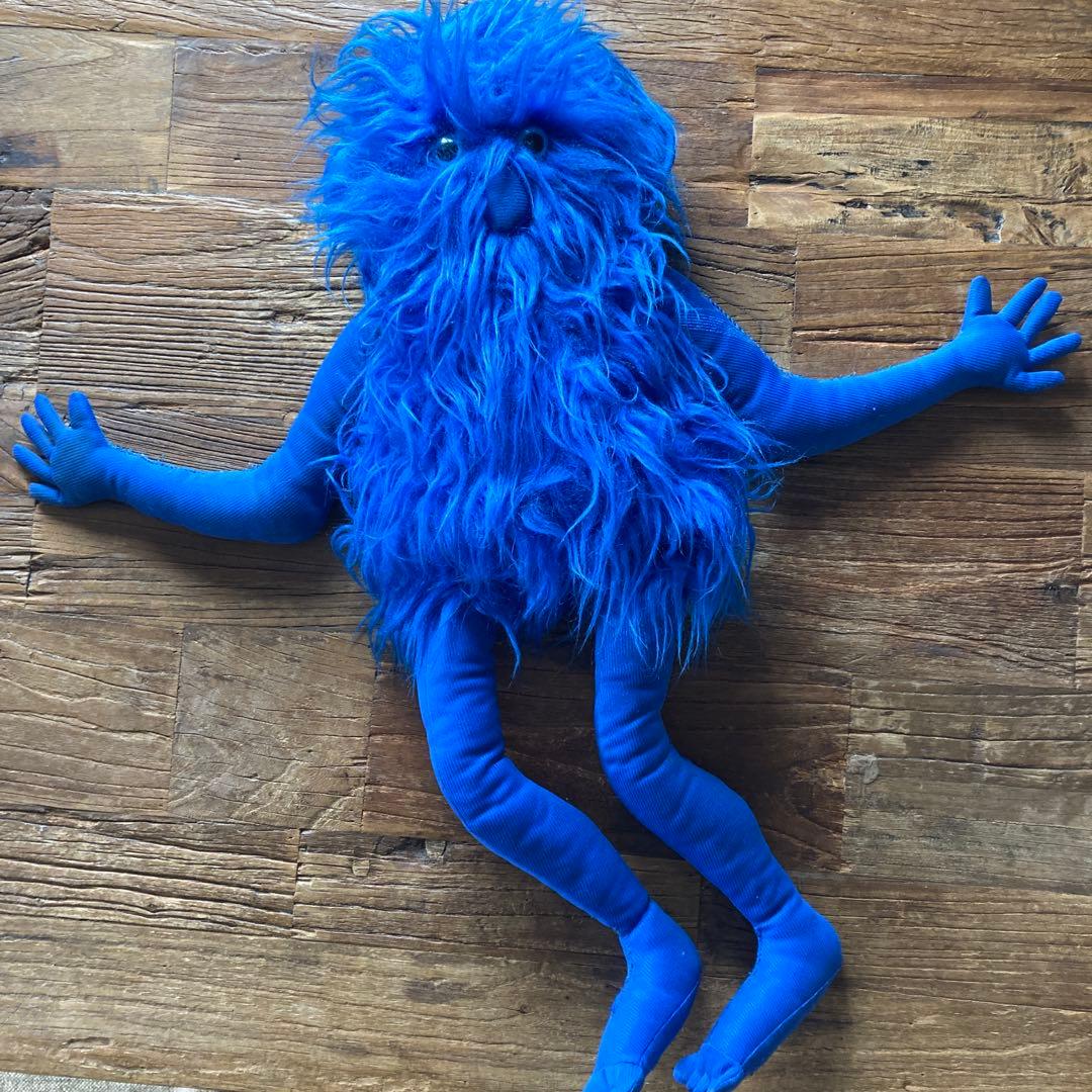 60's ヴィンテージ　ドール　ビッグ　モンスター　ファー　モケモケ　ヒッピー