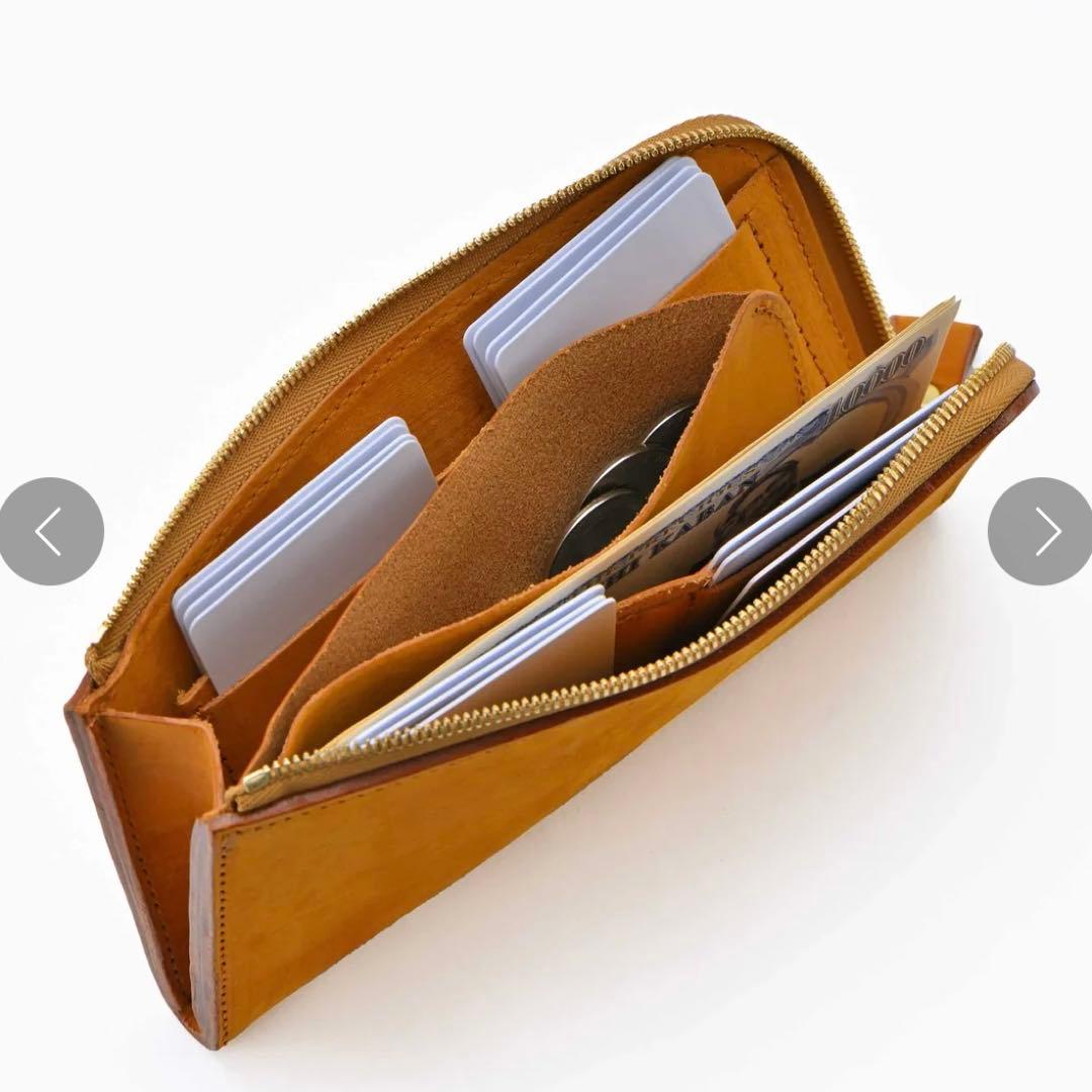 カワニシカバン リッチーL サンドレザー グレー 長財布 ricchy L