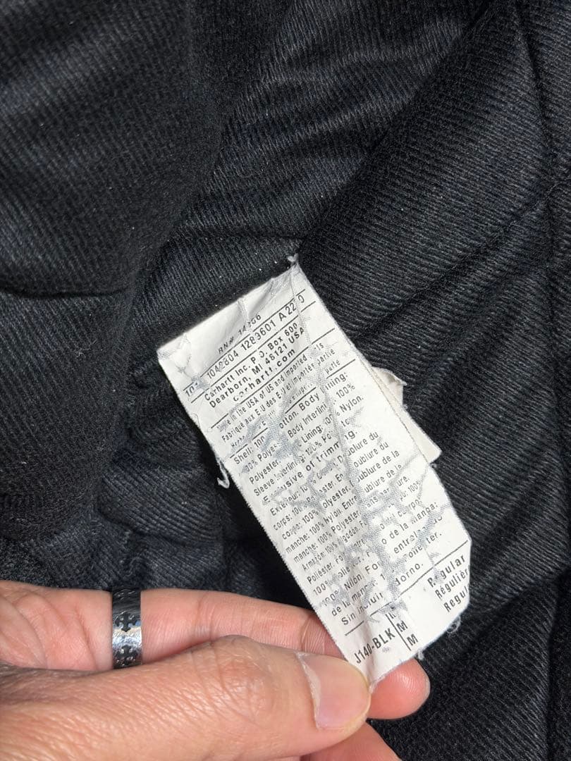 ‼️Carhartt アクティブジャケット ブラック USA製