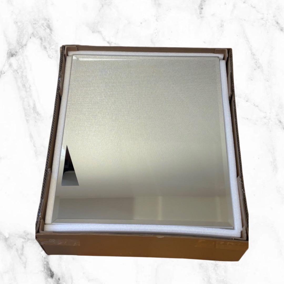 ミラーキャビネット キャビネット 50x60CM ホワイトオーク 洗面鏡 浴室鏡