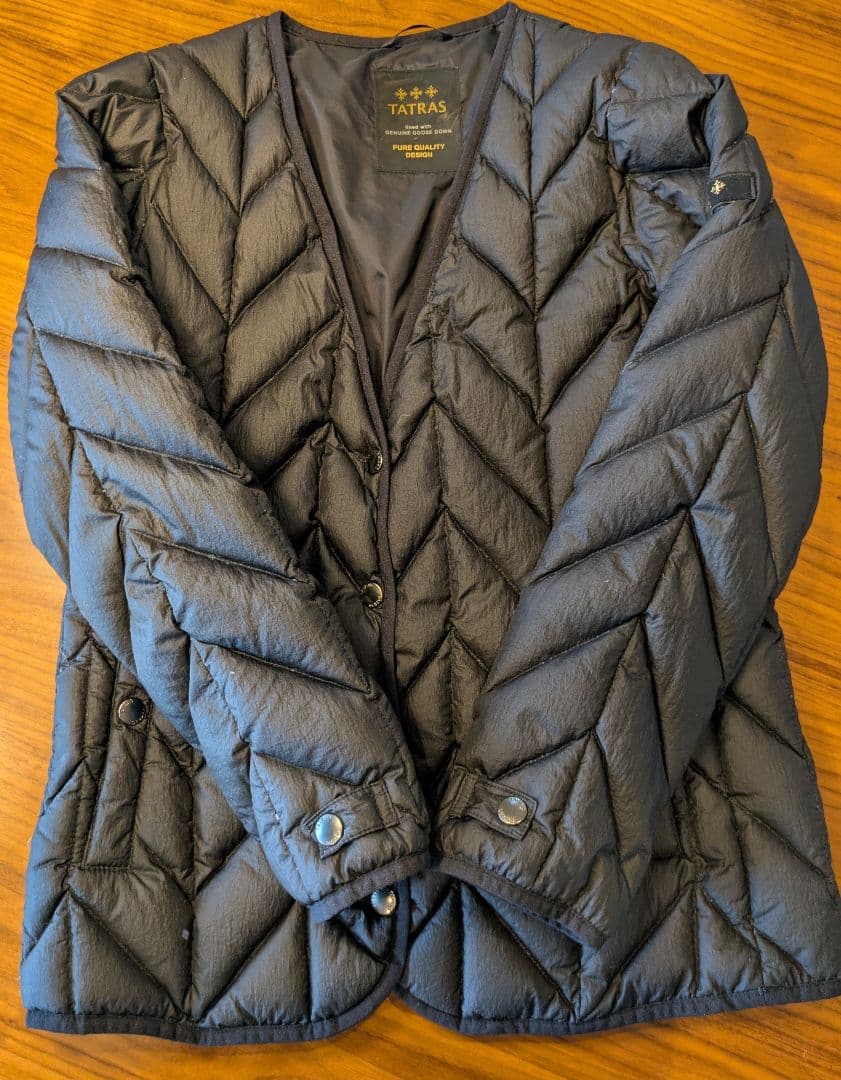 【TATRAS】カーキ モッズコート（ダウンライナー付き）